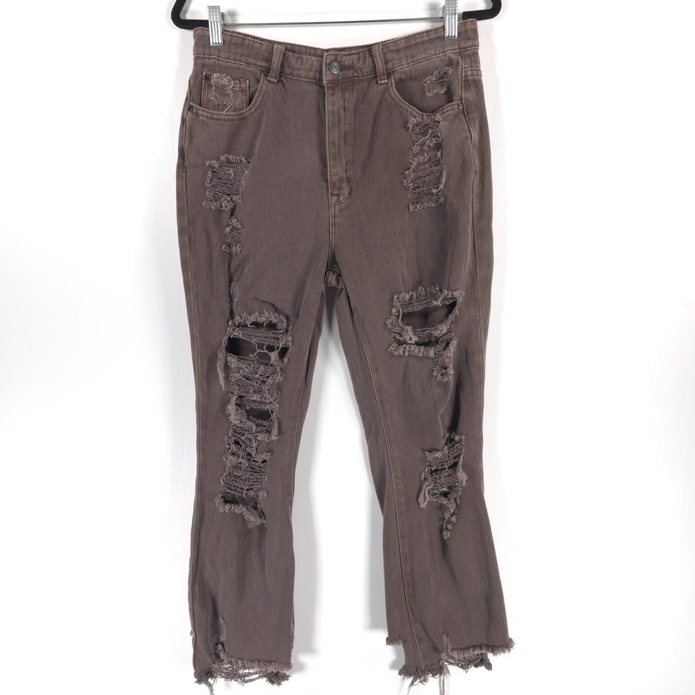 Petra 153 Distressed Jeans High Rise Cotton P770VXF-BG Cut 1617‎ Size 9/28